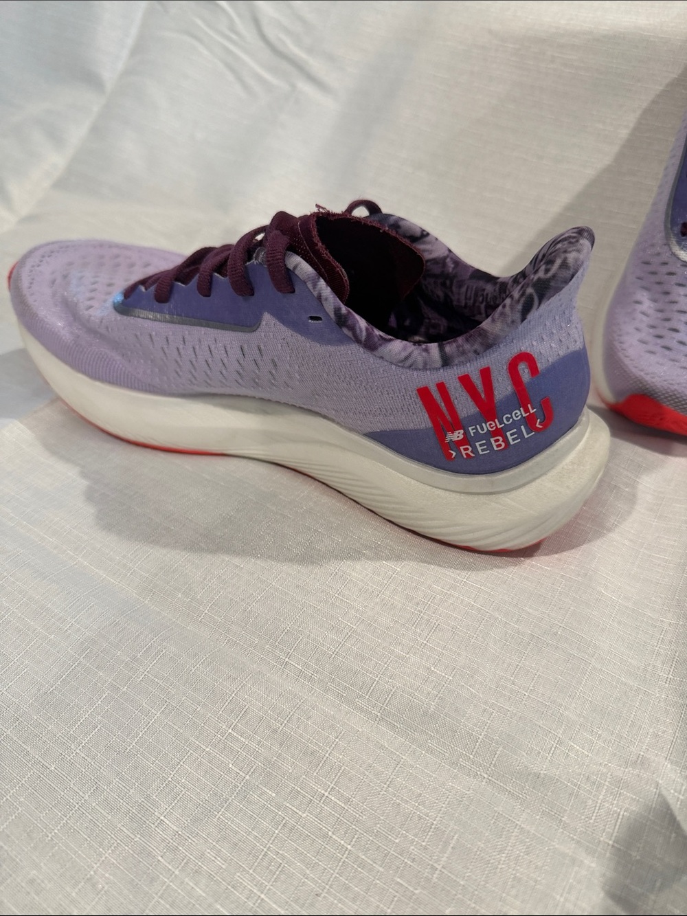 New Balance Lavender and Maroon FuelCell Rebel Women’s Running Shoe